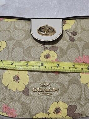 New, never used COACH Purse. Signature Floral Ella.